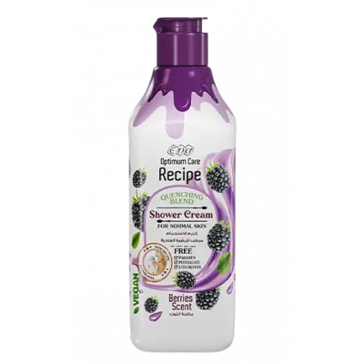 EVA OPTIMUM CARE RECIPE BERRIES SCENT QUENCHING BLEND — SHOWER CREAM FOR NORMAL SKIN 370 ML